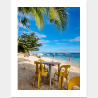 Alona Beach, Panglao Island, Bohol, Philippines Posters and Art